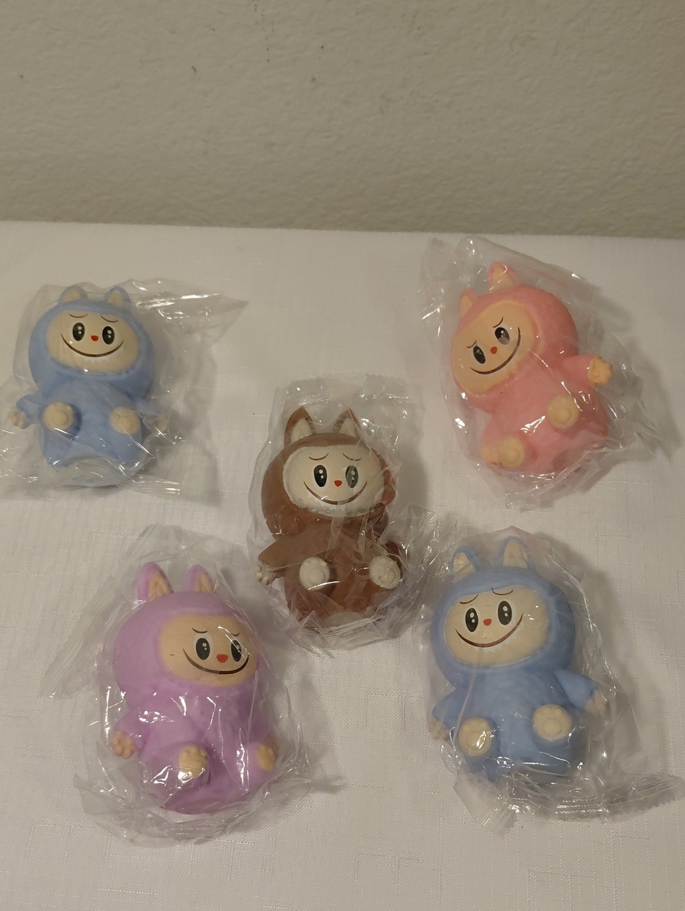 Labubu Squishy Toy - (5 Pc Set)